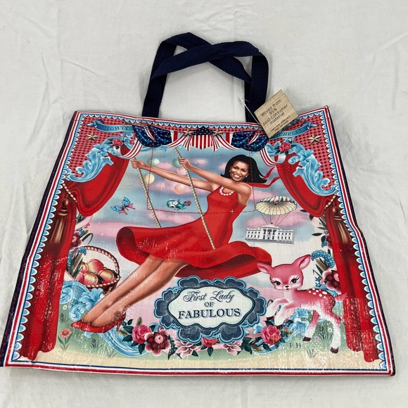 Blue Q Bags Blue Q Michelle Obama Mighty Michelle First Lady Of